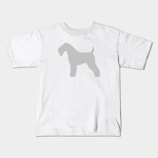 Kerry Blue Terrier Silhouette Kids T-Shirt